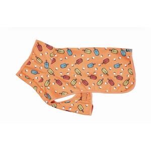 RC Pets Quick Dry Wrap Popsicles Orange Dog Cooling Coat XL EUC